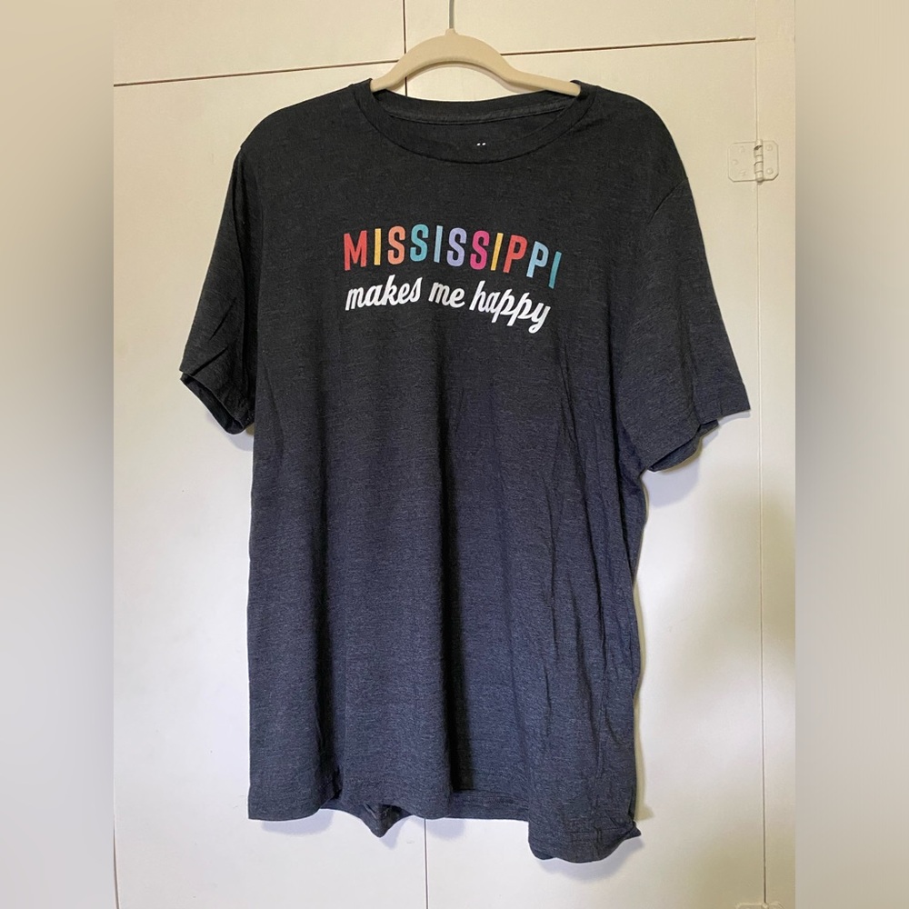 The Home T Mississippi Makes Me Happy T-shirt XL